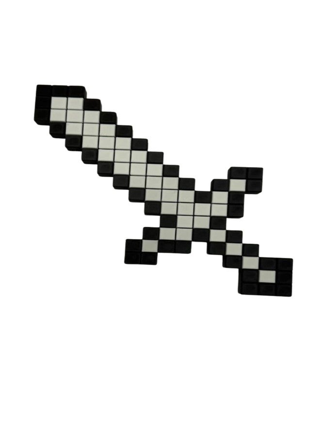 Beoals Pixel Sword Toy for Kids - 3D Pixelated Foam Sword for Role Play, Pretend Play & Costume Accessories - Gaming Style Sword for Boys & Girls - Safe Lightweight Battle Toy - Gift for Kids Ages 3+ - Image 1